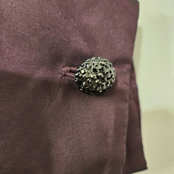 NWT - Satin Taffeta Jones New York "Merlot" Iridescent Midi Dress - Size 16 - Picture 12 of 16